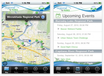 iParks Explorer Screenshot