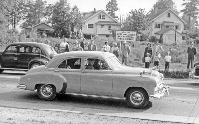 Police car in West Vancouver