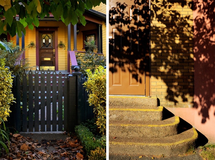Strathcona houses in Vancouver