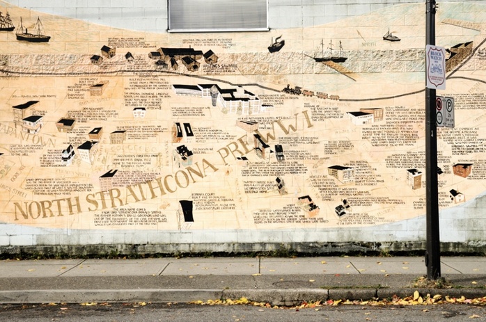 Strathcona mural painting