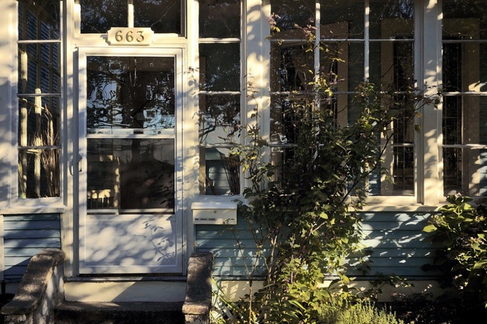 White terrace detail