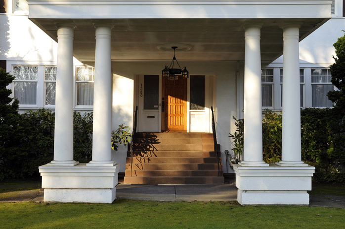 Vancouver Shaugnessy architecture entrance pillars