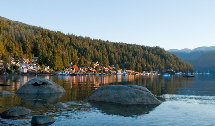 Deep Cove coast sunrise