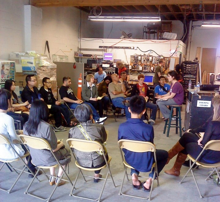 The Free Geek Community in Vancouver Having an Orientation