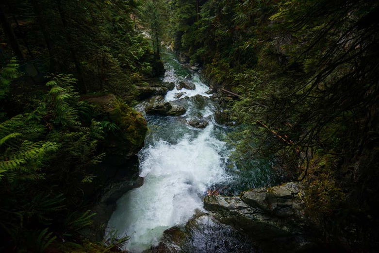 Lynn Canyons Rushing Waters