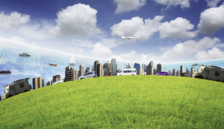 Green And Blue Planet