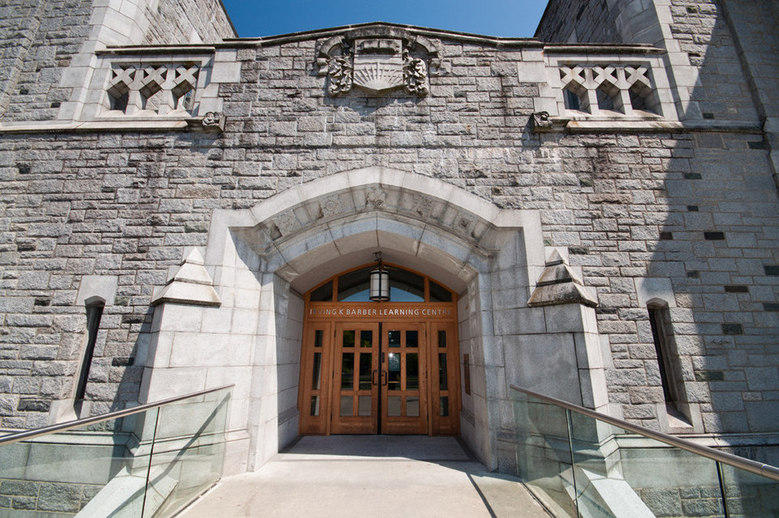 Irving K Barber Learning Center Entrance