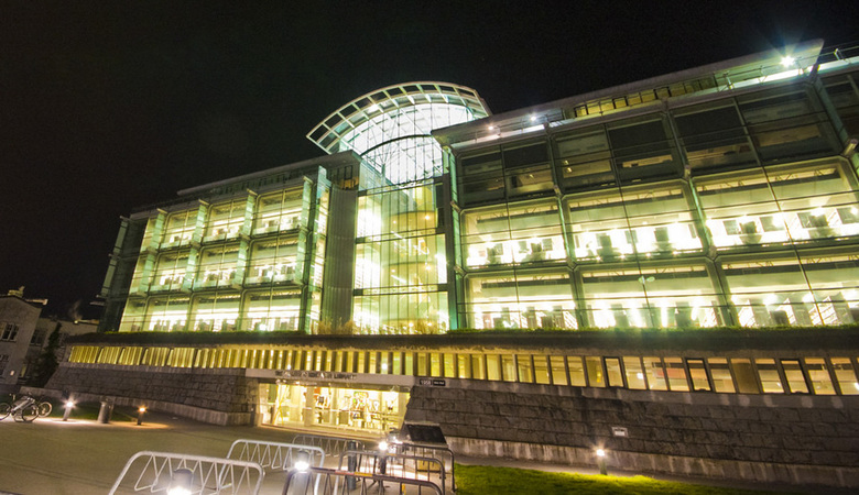 Walter C. Koerner Library Entrance