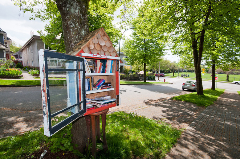 Little Free Library  East 5th Ave near Victoria Drive