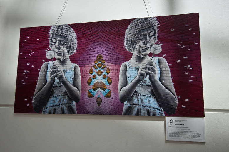 Vancouver Public Library  Art On Display In Public Area