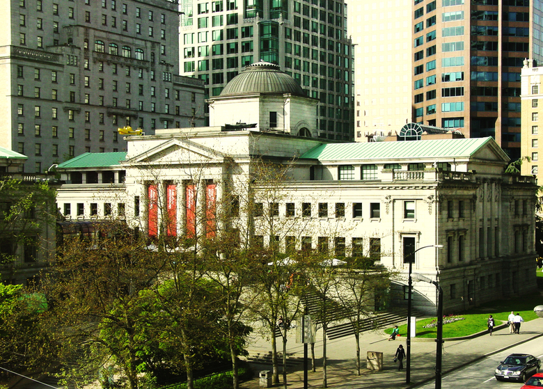 Vancouver Art Gallery Robson Square from third floor
