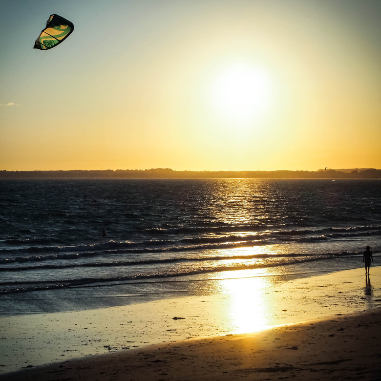 Coucher de Soleil La Gre Penvins by Paul Tridon