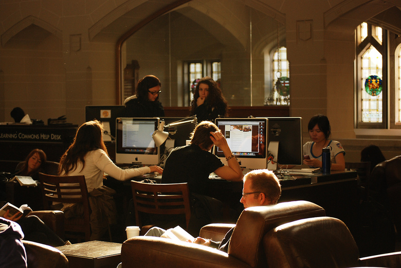 Studying in the Chapman Learning Commons by UBC Library Communications