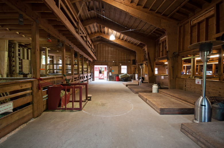 4 The wooden interior