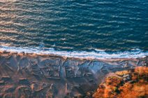 blue ocean sand beach