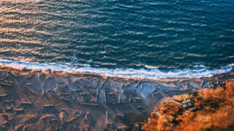 blue ocean sand beach