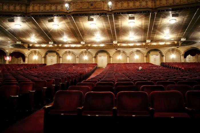 almost empty theatre small